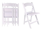 BTEXPERT Set of 4, Resin Folding Chair Vinyl Padded Seat Indoor Outdoor Lightweight Set for Home Event Party Picnic Kitchen Dining Church School Weddings