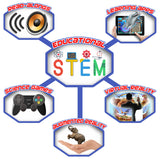 STEM Interactive Smart Books Collection With 4D Educational App – Dinosaurs, Planets, Sea Life, Bugs, Safari Animals